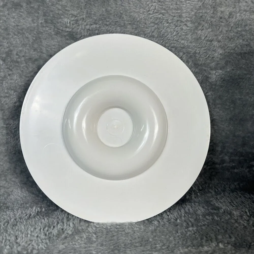 Vintage Heller Sergio Asti Ice Bucket White Mid Century Modern 1970s WITH LINER